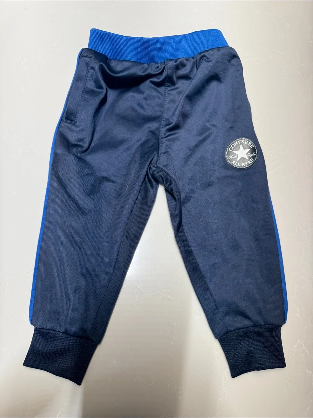 Converse Navy and Royal Blue Boys Jogger Set